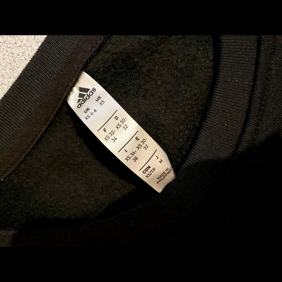 NWOT Adidas Sweatshirt - Black - Woman’s Size XS - Picture 3 of 6